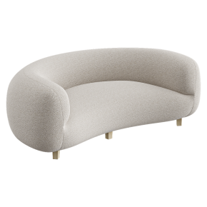 Изогнутый диван в датском стиле