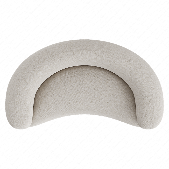 Изогнутый диван в датском стиле Изогнутый диван в датском стиле