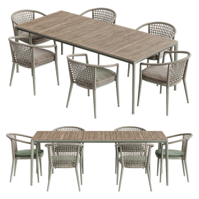 Стол Mirto Outdoor от Bebitalia и стул Erica 19
