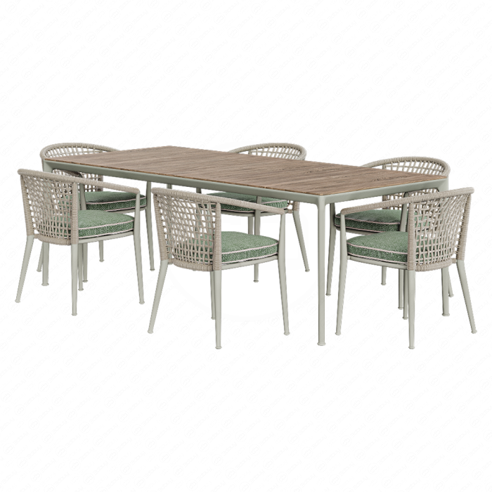 Стол Mirto Outdoor от Bebitalia и стул Erica 19