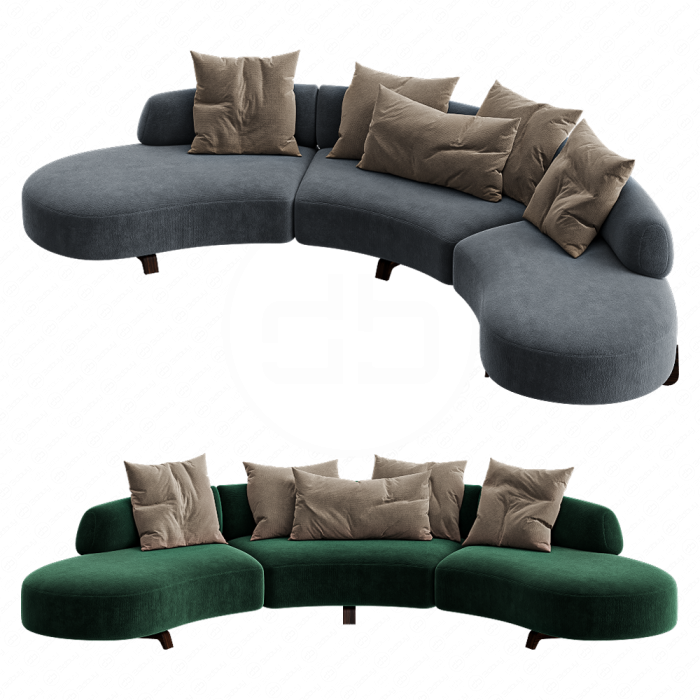 Диван Vao Curved от Paolo Castelli