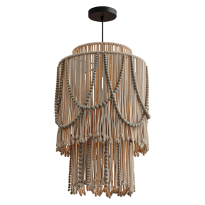 Woven Cascade Dream chandelier from EDL.