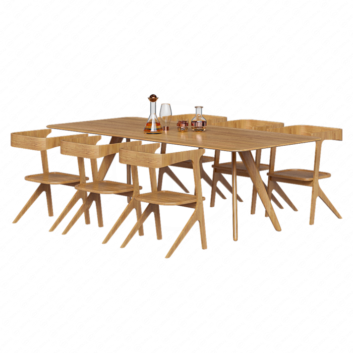 Стол со стульями Dixon от Tom Dixon