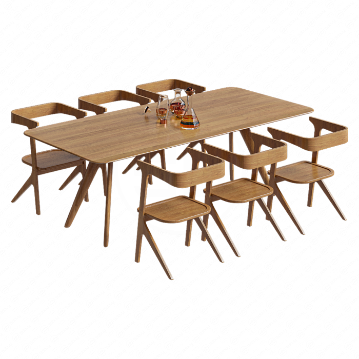 Стол со стульями Dixon от Tom Dixon