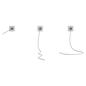 A socket with a wire.
