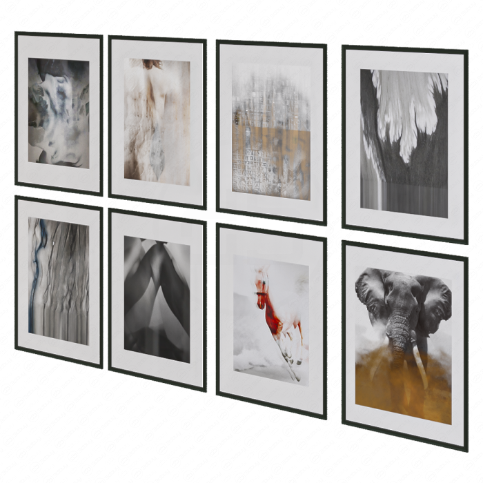 Набор картин с рамками