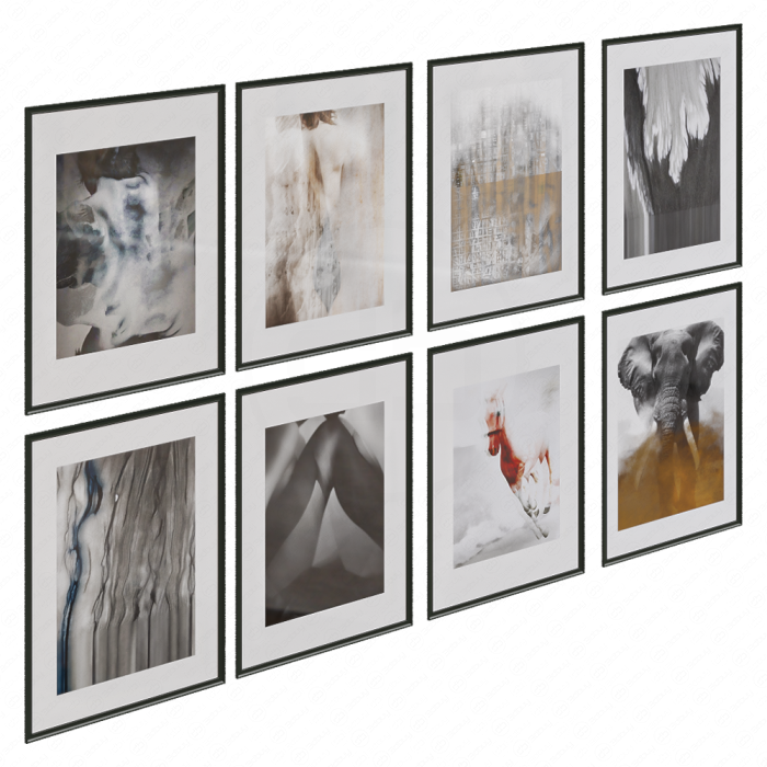 Набор картин с рамками