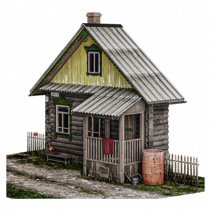 Деревенский домик