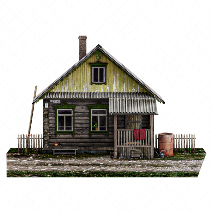 Деревенский домик