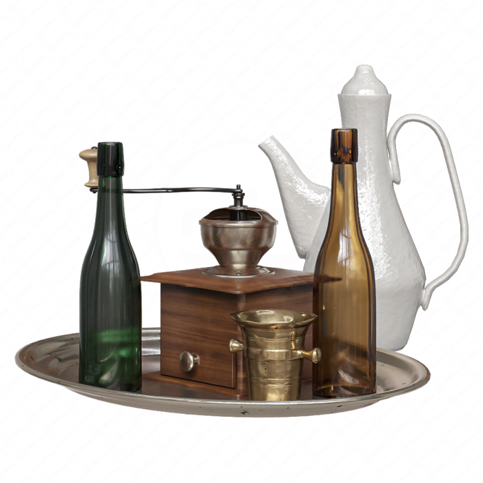 Старинная кофемолка