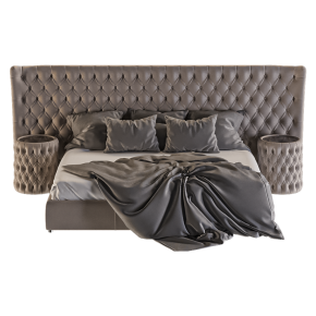 Vogue letto bed with capitone by DV HOME
