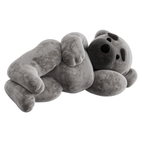 Мягкая игрушка лежащий медведь