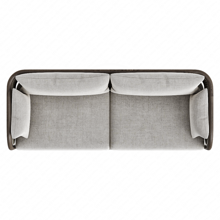Двухместный диван Savoy Curved Cane