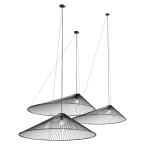 Chandelier Minimalist Straw Hat Hollow