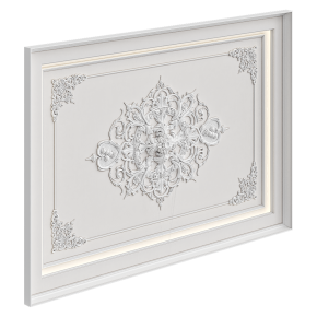 Coffered ceiling with lighting No. 2