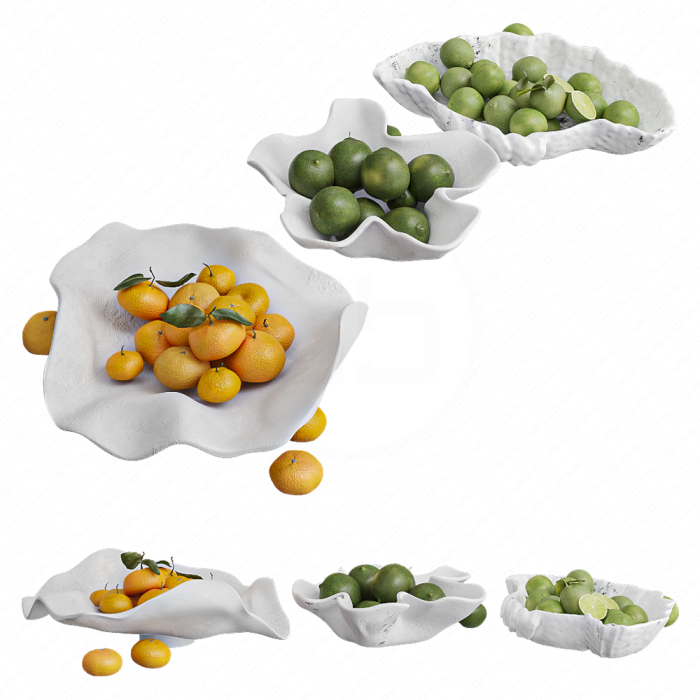 Декоративный набор для кухни с цитрусами
