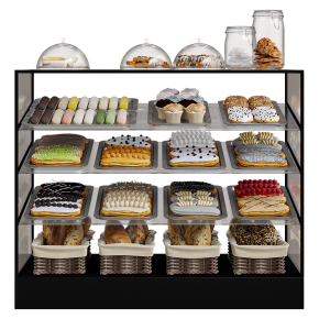 Витрина с кондитерскими изделиями