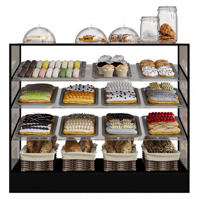 Витрина с кондитерскими изделиями Витрина с кондитерскими изделиями