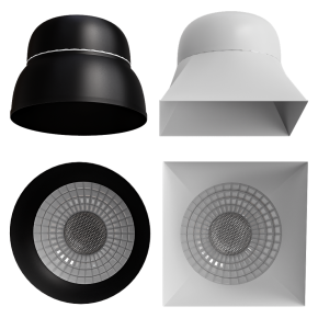 Recessed light fixtures Foton Hide, Loft, Kub, Trim from CENTRSVET