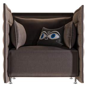 Alcove Plume series armchair by Vitra