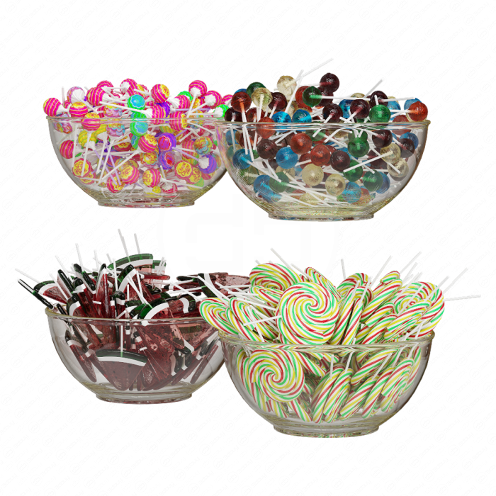 Конфетницы с леденцами