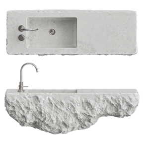 Раковина из камня №6