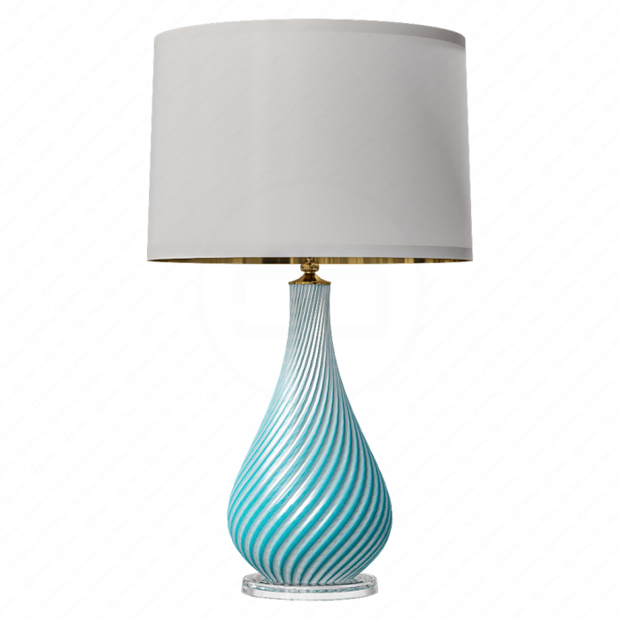 Настольный свет Robins Egg Blue Murano от Seguso