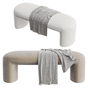 Mira pouf-banquette by Trithouse