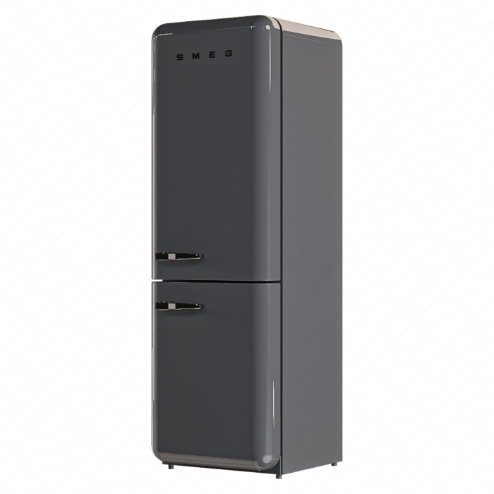 Холодильник Smeg желтый