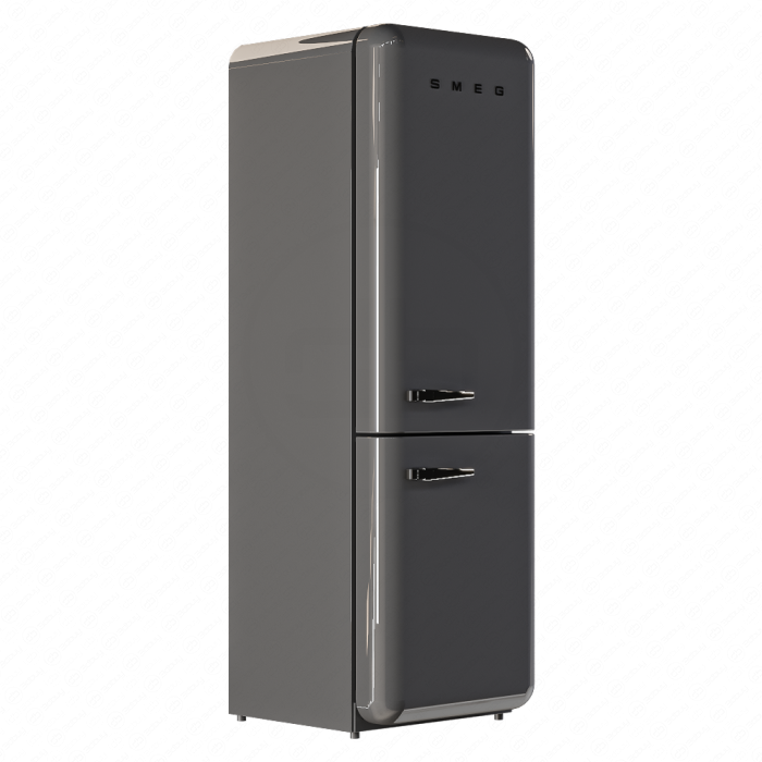 Холодильник Smeg желтый