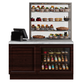 Confectionery display case with desserts No. 2