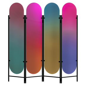 Креативная ширма из дихроичного стекла