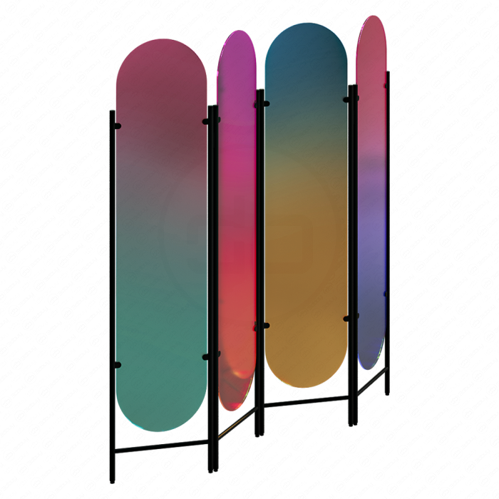 Креативная ширма из дихроичного стекла Креативная ширма из дихроичного стекла