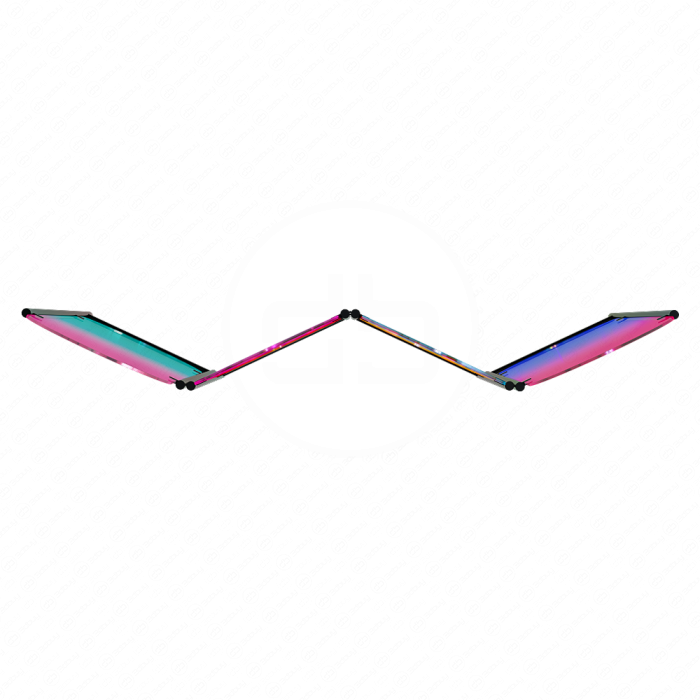 Креативная ширма из дихроичного стекла Креативная ширма из дихроичного стекла