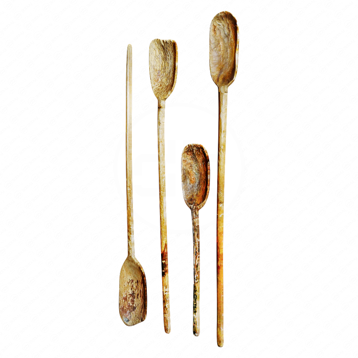 Старые деревянные лопаты Nepal Rice Shovels