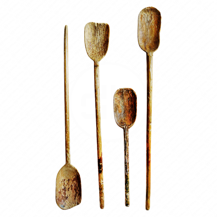 Старые деревянные лопаты Nepal Rice Shovels