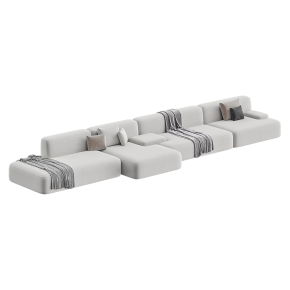 Lema Cloud straight sofa by lemamobili