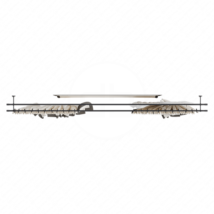 Шторы с кантом и подхватом светлые