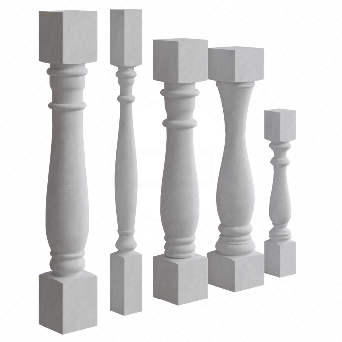 Балясины из гипса от Classic Home и Gaudi Decor