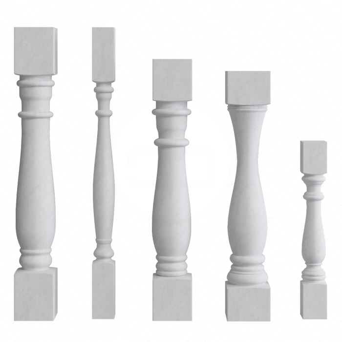 Балясины из гипса от Classic Home и Gaudi Decor