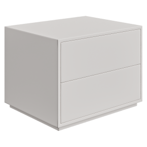 Halo White Nightstand by ElmalekFurniture