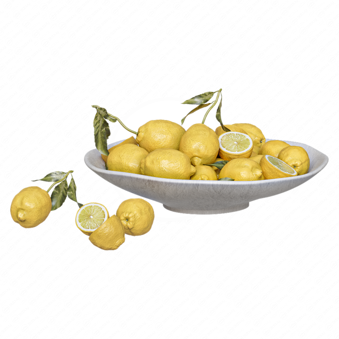 Свежие лимоны