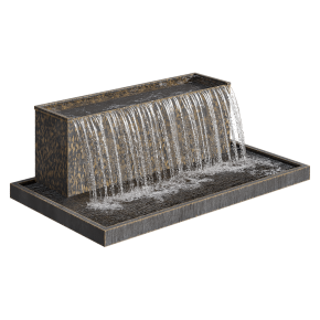 Dark fountain of the Grand Cascade