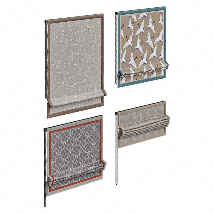 Набор римских штор