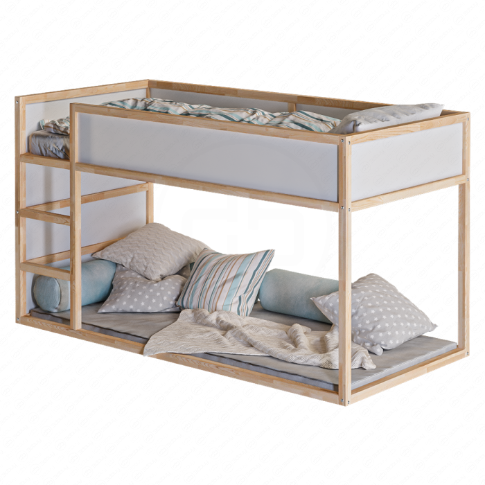 Двусторонняя кровать КЮРА от Ikea