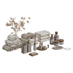 Декор для ванной с сухоцветами и свечами