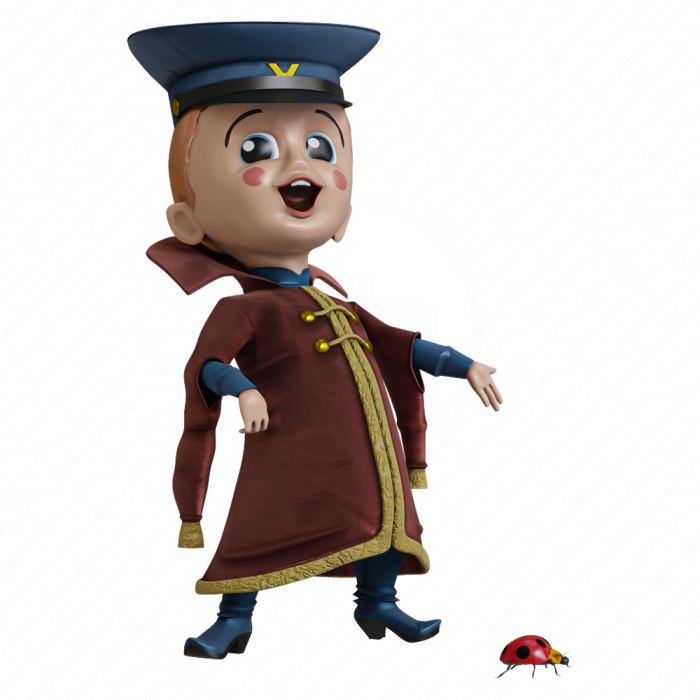Персонаж мультфильма Вовка