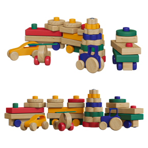 A set of toys for little ones.