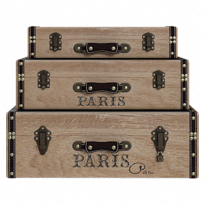 Чемоданы Imports Wood Trunk Woodland