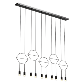Vibia Wireflow Lineal Pendant Light 0331
